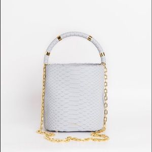 J. Lowery Max Mini Bucket Bag Blue Dove.